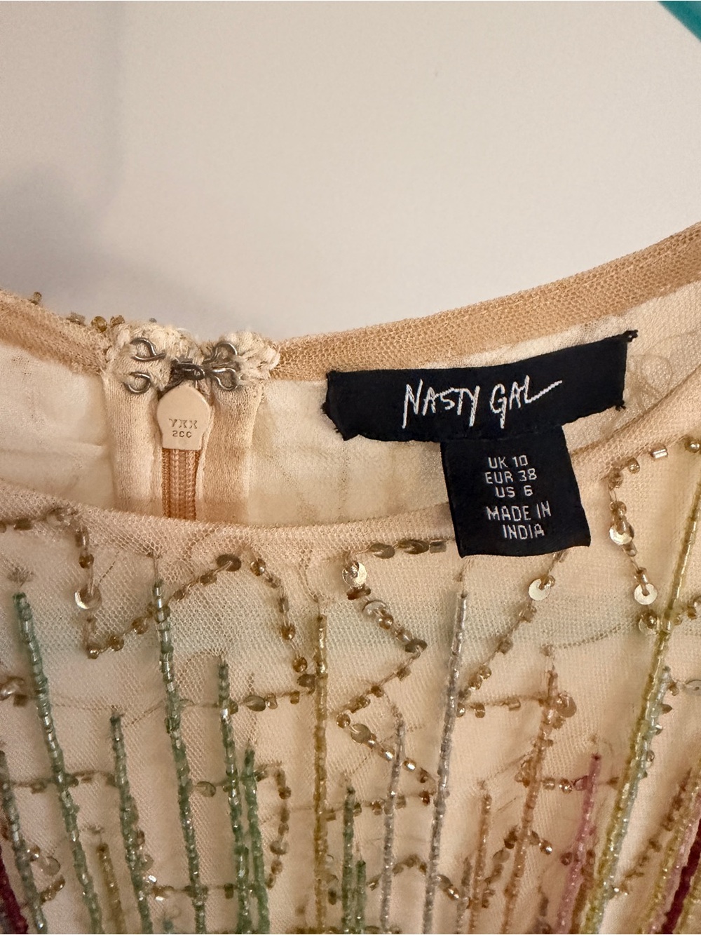 Nasty Gal Tassel Beaded Mini Shift Dress - Picture 11 of 11